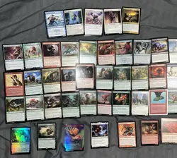 MTG Prehistoric / Dinosaur/ Lizard Magic The Gathering Card Lot+ BONUSES Added! - Image 1