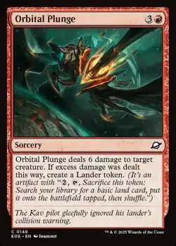 Orbital Plunge - Edge of Eternities #0149 MTG Magic The Gathering - Image 1