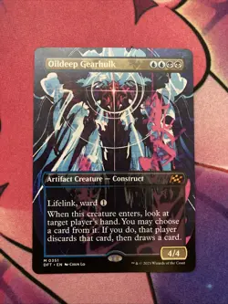 Oildeep Gearhulk (Borderless) Aetherdrift Regular 0351 Mythic MTG DFT EN NM - Image 1