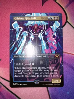 Oildeep Gearhulk (Borderless) Aetherdrift Regular 0351 Mythic MTG DFT EN NM - Image 2