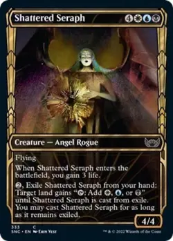 Shattered Seraph (Showcase) - Near Mint MTG Streets of New Capenna - Image 1
