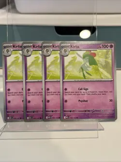 Kirlia 059/132 - Mega Evolution Pokemon TCG - 4x Playset - NM/M - Image 1