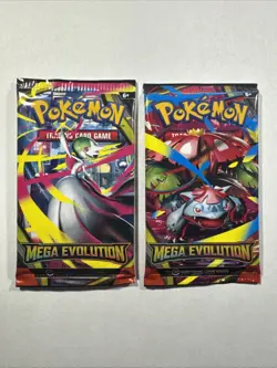 (2) Pokemon Mega Evolution Booster Pack LOT - Random Art - Factory Sealed - PWE - Image 1