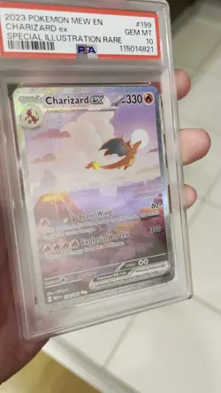 PSA 10 CHARIZARD EX SPECIAL ILLUSTRATION RARE 2023 POKEMON 151 199/165 - Image 2