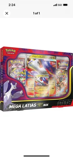 Sealed Pokemon TCG Mega Latias EX Box - Image 1