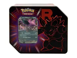 Pokemon Fall Team Rockets Tin Factory Sealed - Lot Of 12 - Image 1