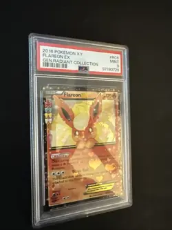 Pokemon XY Generations Radiant Collection Flareon PSA 9 #RC6 - Image 2
