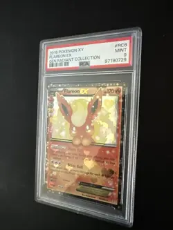 Pokemon XY Generations Radiant Collection Flareon PSA 9 #RC6 - Image 3
