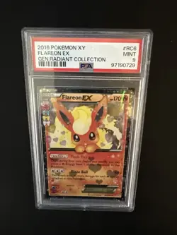 Pokemon XY Generations Radiant Collection Flareon PSA 9 #RC6 - Image 4