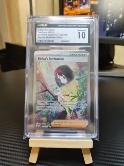 2023 Pokemon Scarlet & Violet 151 Erika's Invitation 203/165 CGC Gem Mint 10 - Image 1