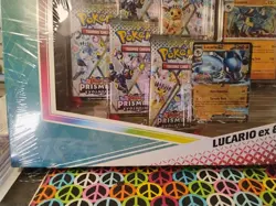 Pokemon Prismatic Evolutions Lucario & Tyranitar ex Premium Collection Box - Image 3