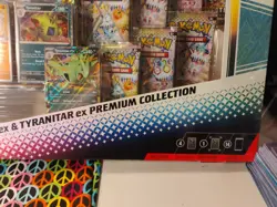 Pokemon Prismatic Evolutions Lucario & Tyranitar ex Premium Collection Box - Image 4