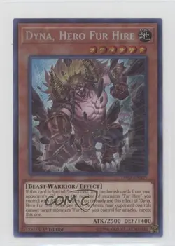 Dyna Hero Fur Hire (SE) 1st Ed. YuGiOh Dark Saviors #DASA-EN021 - Image 1