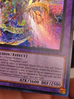 Yugioh Starving Venom Predapower Fusion Dragon Prismatic Secret MP23-EN081 NM - Image 4