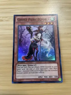 Ghost Fairy Elfobia LTGY-EN085 1st Super Rare MP Yugioh Card - Image 1
