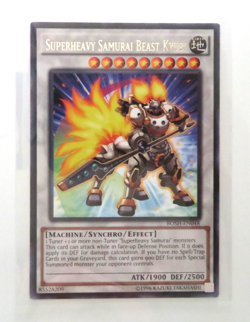 Yugioh Card Superheavy Samurai Beast Kyubi BOSH-EN048 1st Edition Rare NM - Image 1