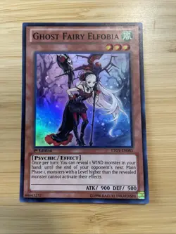 Ghost Fairy Elfobia LTGY-EN085 1st Super Rare NM Yugioh Card - Image 1