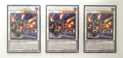 3x Yugioh Card Combat Wheel MZMI-EN017 1st Edition Rare NM - Image 1