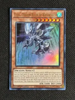 YuGiOh! - Tidal, Dragon Ruler of Waterfalls RA03-EN009 Ultra Rare 1st Edition NM - Image 1