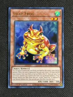 YuGiOh! - Swap Frog RA03-EN005 Ultra Rare 1st Edition Near Mint - Image 1