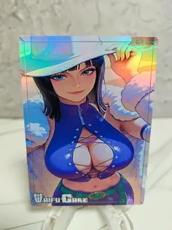 Nico Robin Trading Card Waifu Goddess Story Anime Girl holo Karte Manga Full Art - Image 1