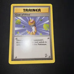 Gust Of Wind 120/130 Base Set 2nd Ed. Vintage WOTC Pokemon Card NM-LP - Image 1