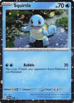 Squirtle - (Cosmos Holo) Promo SV: Scarlet & Violet Promo Cards 048 NM *Swirl* - Image 1