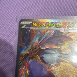 Mega Latias EX 181/132 Secret Rare Pokemon Card Mega Evolution ENG MINT IN HAND - Image 2
