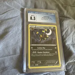 Pokemon TCG Umbreon 61/108 - Dark Explorers - Non-Holo Pokemon Card CGC 8.5 - Image 1