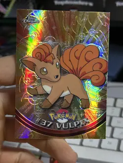 SPECTRA Vulpix #37 Topps Chrome 2000 Series 1 T.V Holo Pokemon Card TCG - Image 3