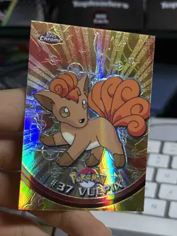 SPECTRA Vulpix #37 Topps Chrome 2000 Series 1 T.V Holo Pokemon Card TCG - Image 4