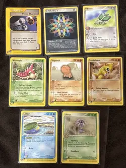 Vintage Pokemon EX Ruby Sapphire EX Sandstorm 8 Card e-reader lot NM/LP/MP - Image 1