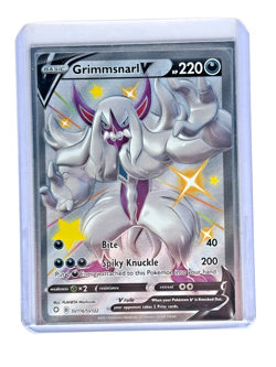 Grimmsnarl V SV116/SV122 Shining Fates Ultra Rare Holo Pokemon TCG Card NM - Image 1