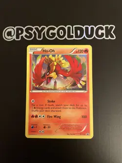 Ho-Oh XY153 - Black Star Promo Pokemon Card - LP - Image 1