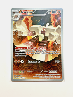 Garganacl 147/132 - English Pokemon Card - Near Mint NM - Mega Evolution Set - Image 1