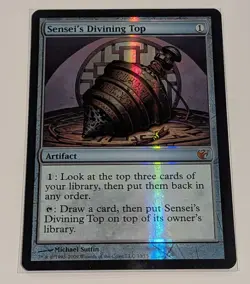 Sensei's Divining Top From the Vault: Exiled Foil MTG Magic Card - Image 1
