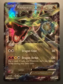 Pokemon TCG Rayquaza-EX XY Black Star Promos Holo Card XY73 - Image 1