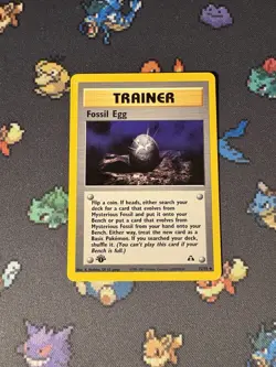 Pokemon Card Fossil Egg 72/75 Neo Discovery FIRST EDITION - (HP) - Image 1