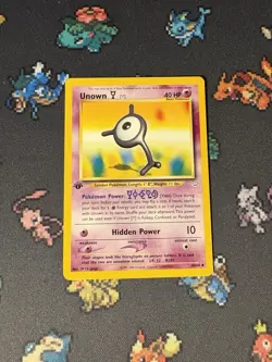 Pokemon Card Unown Y 40/64 Neo Revelation FIRST EDITION - (NM) - Image 1