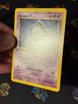 Pokemon Card Unown D 47/75 Neo Discovery FIRST EDITION - (NM) - Image 3