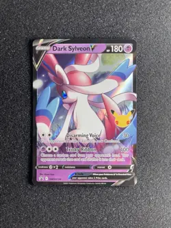 Dark Sylveon V SWSH134 SWSH: Sword & Shield Promo Cards Holo c3 - Image 1