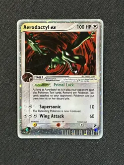 Aerodactyl ex 94/100 Sandstorm Ultra Rare Holo Pokemon Card - Image 1