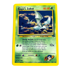 Koga's Zubat 83/132 | Common | Unlimited | Pokemon WOTC Gym Challenge Card NM - Image 1