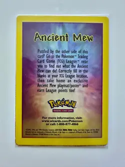 Pokemon TCG Ancient Mew Pokemon: The Movie 2000 Promo Card Sealed New! - Image 2