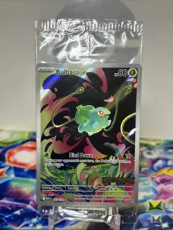 Pokemon Card Bulbasaur 133/132 Mega Evolution Stamped Promo Sealed - Image 1