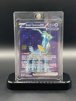 Iron Crown ex 191/162 Temporal Forces Ultra Rare Full Art Pokemon Card Near Mint - Image 1