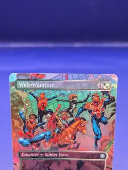 2025 MTG MARVEL'S SPIDER-MAN BORDERLESS WEB-WARRIORS 0203 FOIL (UNCOMMON) - Image 2