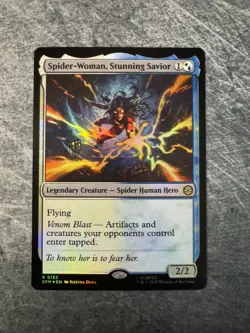 Spider-Woman, Stunning Savior Marvel's Spider-Man Foil NM - MTG - Image 1