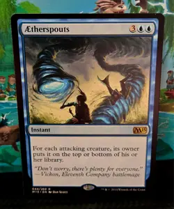 magic the gathering - Etherspouts - Instant - Rare - Blue - Island - M15 - Image 1