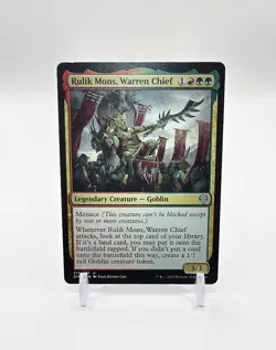Rulik Mons, Warren Chief Uncommon Magic The Gathering Dominaria United 217 - Image 1